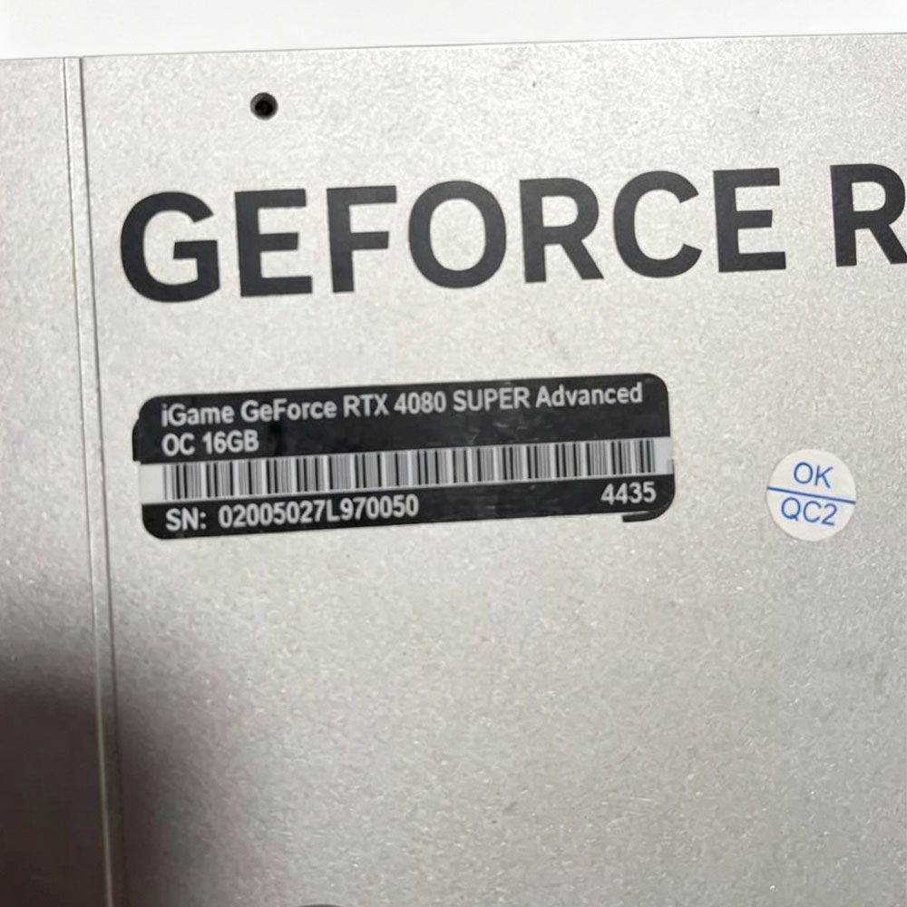 old Cooling Fan Graphics card  - Rtx 4080 Super 16Gb review and price