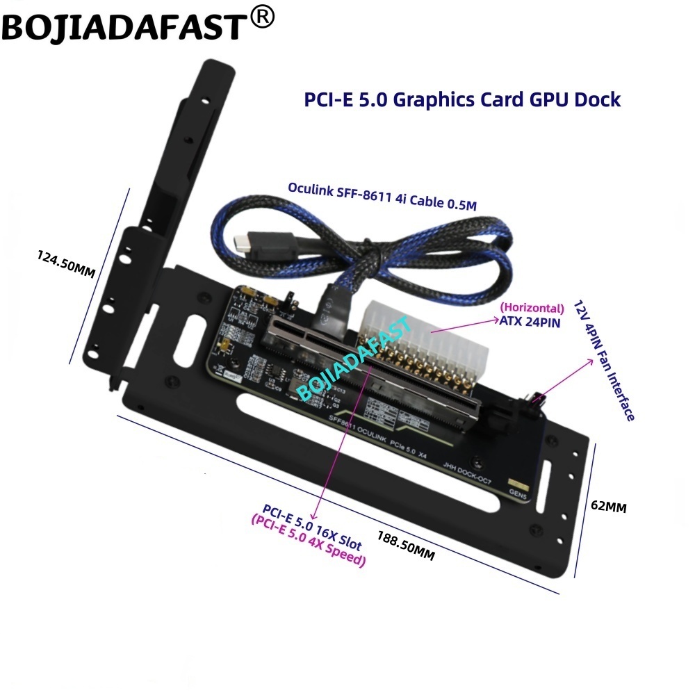 PCI-E 5.0 X4 OCuLink External  - Oculink Egpu Dock Graphics Card review and price