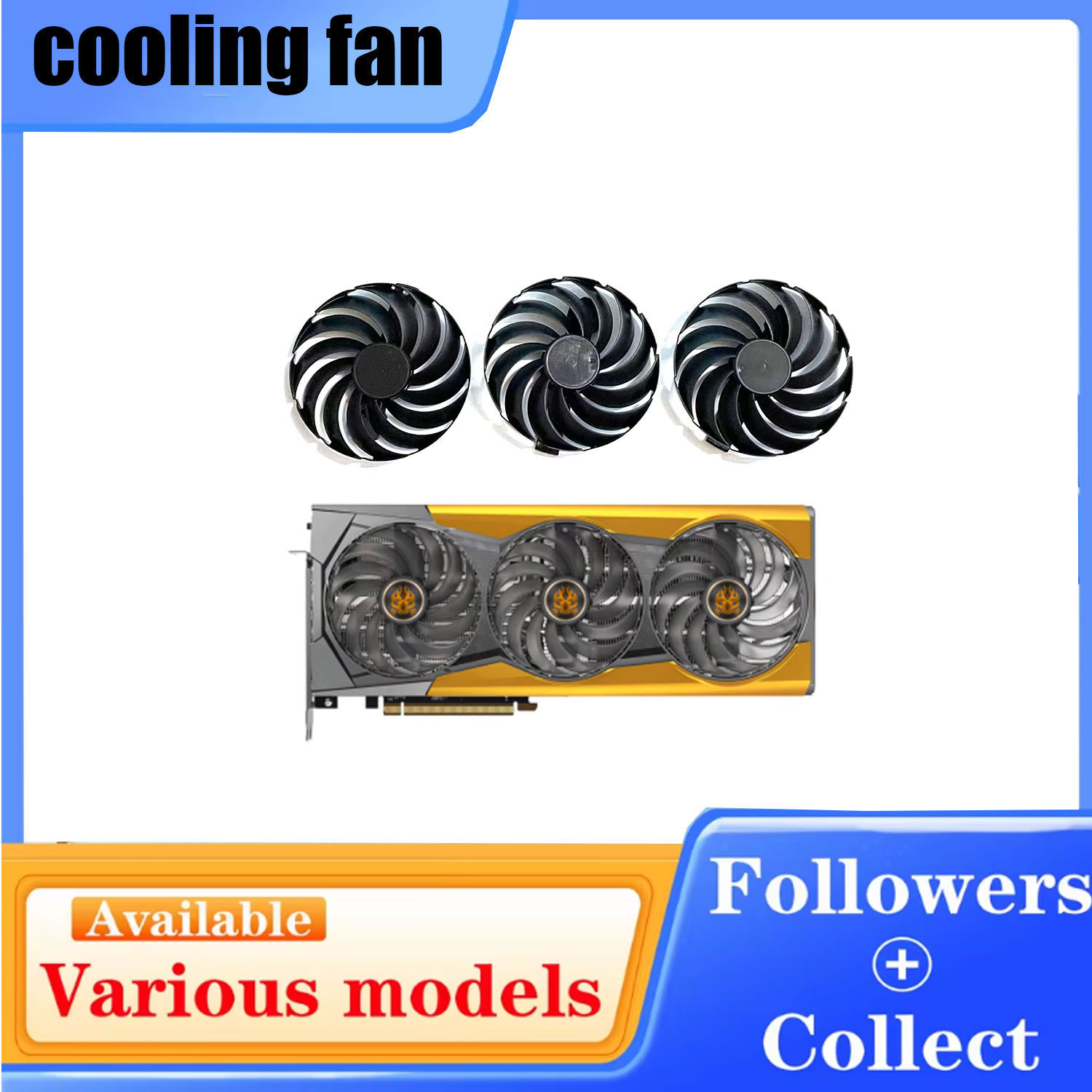 NEW DIY Cooler Fan 95MM FDC10U - Rx 6900 Xt 16Gb review and price